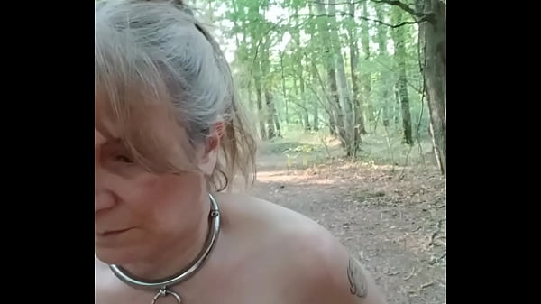 2025 08 16 Slave F exhibition and uro training in the forest
