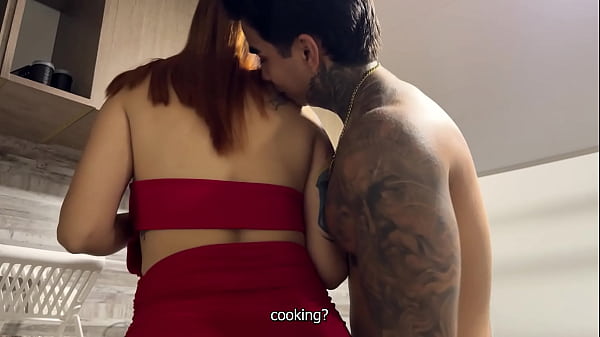 MY STEPMOTHER can't refuse to fuck me while my step dad is away.