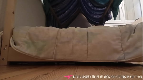 Sexy amateur woman wearing socks and masturbating to orgasm